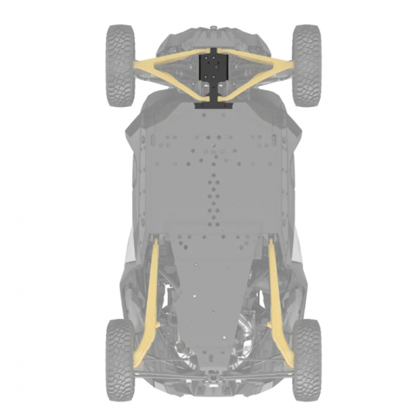 Защита переднего редуктора BRP Maverick R 