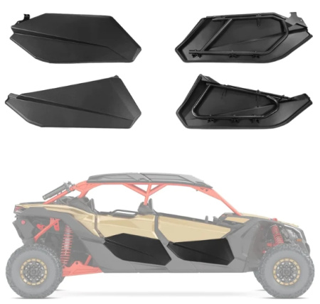 ДВЕРИ НИЖНИЕ ПЛАСТИКОВЫЕ ДЛЯ 4-Х МЕСТНЫХ BRP CAN-AM MAVERICK X3 (2017+) 715003751 FTVDI012