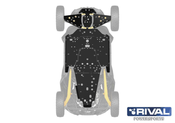 Защита днища PE Rival BRP Maverick R