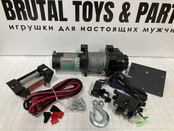 Лебедка EWP 3500, 12V стальной трос Лебедка EWP 3500, 12V стальной трос