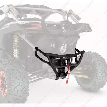 Бампер задний S3 c креплением лебедки черный Can-Am Maverick X3