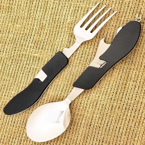 Туристический складной нож 4 в 1 Туристический складной нож 4 в 1